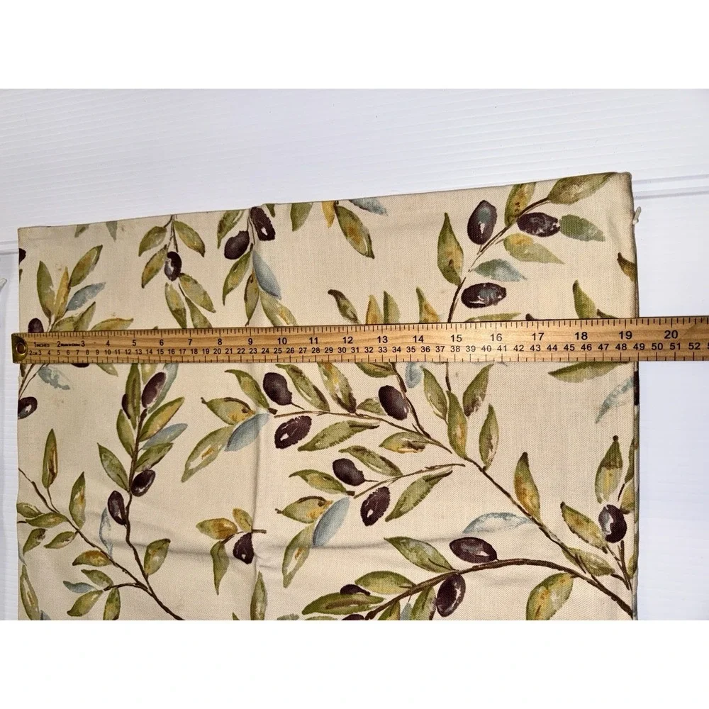 Pottery Barn Olive Branch Pillow Cover 20x20 Set‎ of 2 Wine Tasting Decoration